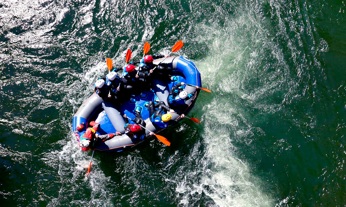 Rafting en aguas bravas del Noguera Pallaresa