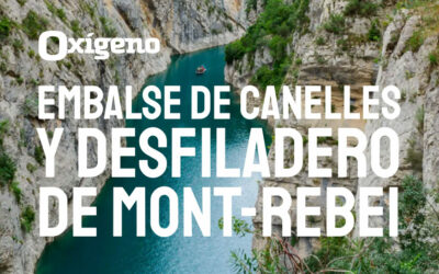 Embalse de Canelles y Desfiladero de Mont-Rebei, travesías en kayak